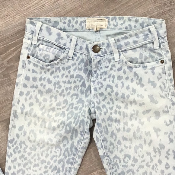 Current/Elliot leopard Jeans - Picture 2 of 5